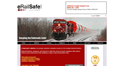 Desktop Screenshot of e-railsafecanada.com