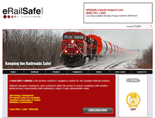 Tablet Screenshot of e-railsafecanada.com